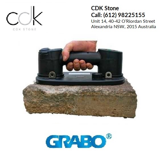 CDK Stone, Alexandria NSW GRABO electric suction cup