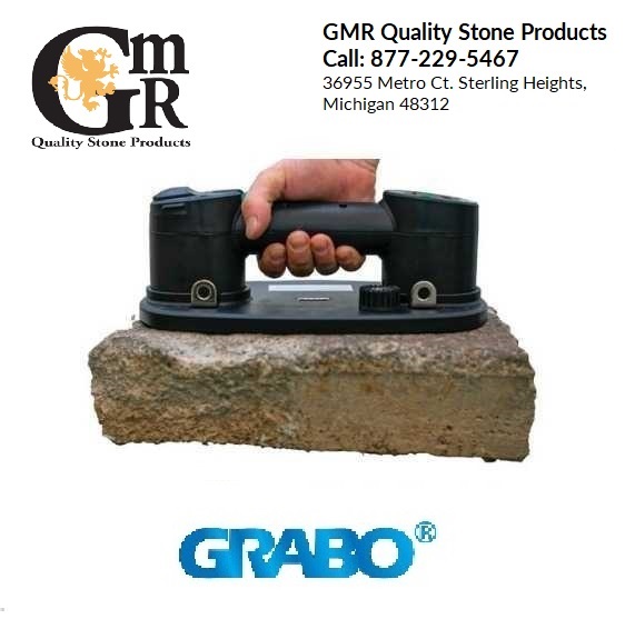 GMR Quality Stone Products GRABO electric suction cup