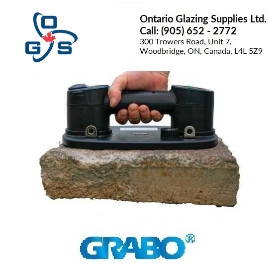 Ontario Glazing Supplies Ltd. GRABO electric suction cup